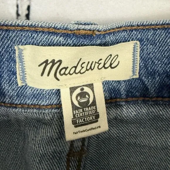 Madewell Jeans Womens 29 Petite The Perfect Vintage Straight Leg Ainsworth Wash - Picture 8 of 14